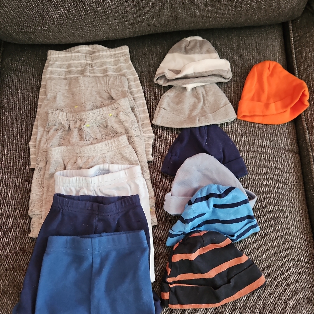 Baby pants newborn & hat